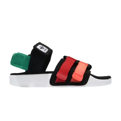 ADIDAS ORIGINALS ADILETTE SANDAL 4.0 'BLACK SCARLET TRUE ORANGE'