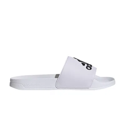 ADIDAS ORIGINALS ADILETTE SHOWER SLIDE 'WHITE BLACK'