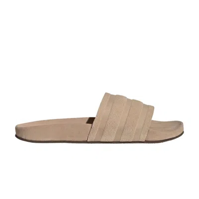 ADIDAS ORIGINALS ADILETTE SLIDES 'SUEDE PACK - MAGIC BEIGE'