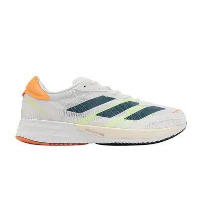 ADIDAS ORIGINALS ADIZERO ADIOS 6 'WHITE TEAL FLAMINGO ORANGE'