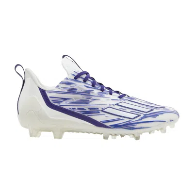 ADIDAS ORIGINALS ADIZERO CLEATS 'WHITE TEAM COLLEGE PURPLE'