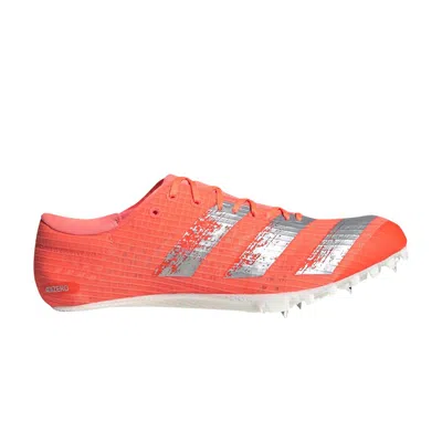 ADIDAS ORIGINALS ADIZERO FINESSE SPIKES 'SIGNAL CORAL SILVER METALLIC'