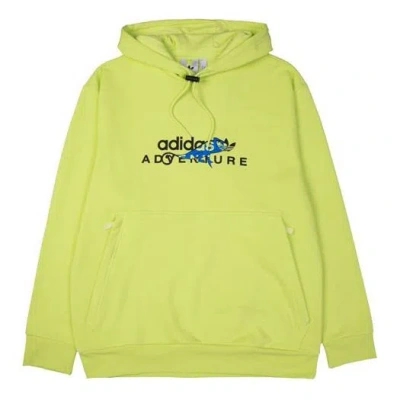 ADIDAS ORIGINALS adidas originals Adv Logo Hoody Dragon Printing Sports Yellow