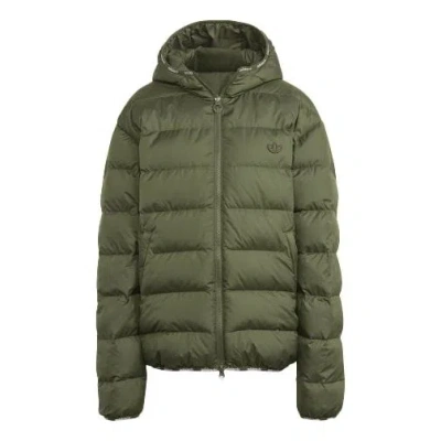 ADIDAS ORIGINALS adidas originals Back Large logo Reversible Sports Outdoor Stay Warm Down Jacket Basic Green