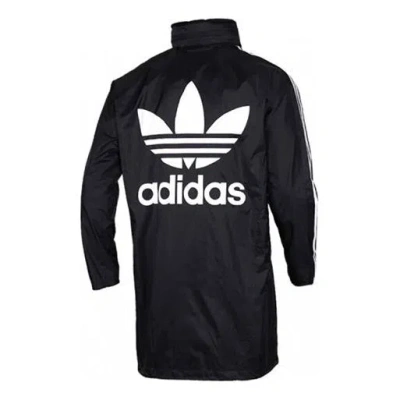 ADIDAS ORIGINALS adidas originals Back logo Printed Hooded Casual Windbreaker Men Black