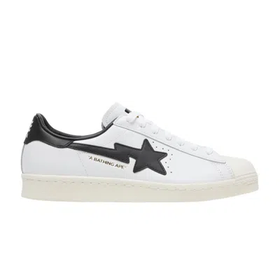 ADIDAS ORIGINALS BAPE X SUPERSTAR 'WHITE BLACK'