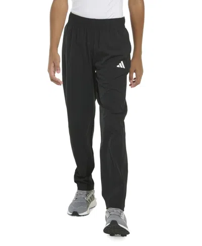 ADIDAS ORIGINALS BIG BOYS ELASTIC-WAISTBAND WOVEN 3-STIPE STRETCH PANTS