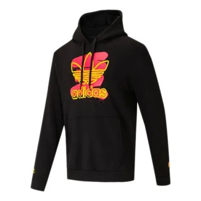 ADIDAS ORIGINALS adidas originals Big Logo Printed Sports Sweatshirt Men's Black