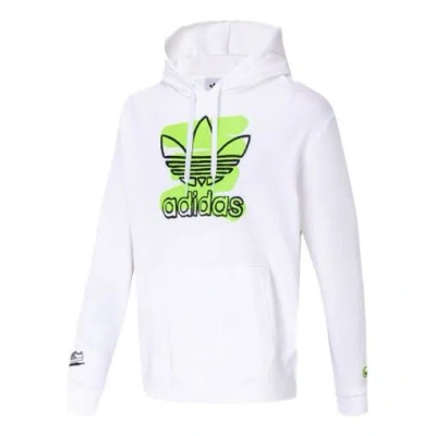ADIDAS ORIGINALS adidas originals Big Logo Printing hooded Casual Sports White