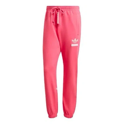 ADIDAS ORIGINALS adidas originals Big Trfl Pants Lace-Up Leggings For Men Pink