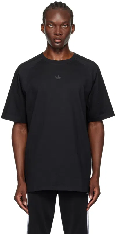 ADIDAS ORIGINALS BLACK FIELD ISSUE ESSENTIALS T-SHIRT