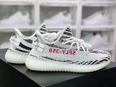 ADIDAS ORIGINALS BRAND ADIDAS YEEZY BOOST 350 V2 WHITE "ZEBRA" CP9654 MEN'S SNEAKERS