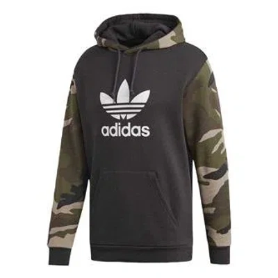 ADIDAS ORIGINALS adidas originals Camo Camouflage Printing Splicing Black