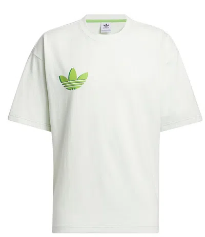 ADIDAS ORIGINALS adidas Originals Casual Graphic T-Shirt Asia Sizing 'White Green'