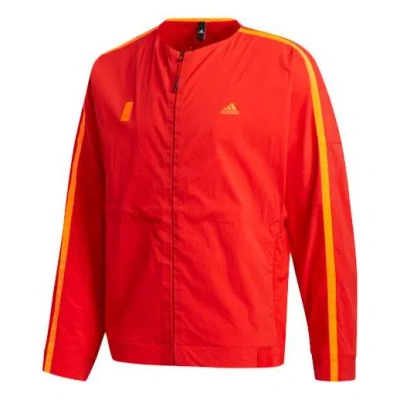 ADIDAS ORIGINALS adidas originals Casual Loose Sports Jacket Pink Red Fluorescence