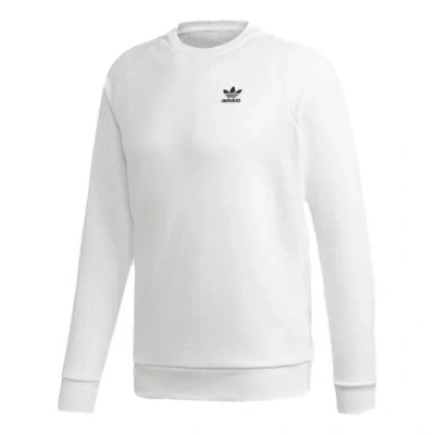 ADIDAS ORIGINALS adidas originals Casual Sports Pullover Round Neck White