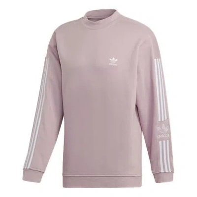 ADIDAS ORIGINALS adidas originals Casual Sports Round Neck Pullover Pink Purple Gray