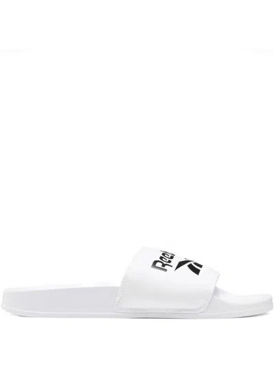 ADIDAS ORIGINALS CLASSIC "WHITE BLACK" SLIDES