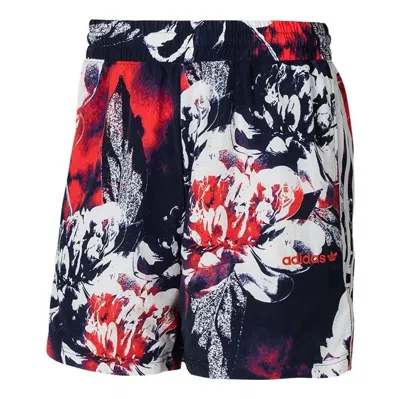 ADIDAS ORIGINALS adidas originals Contrasting Colors Flowers Full Print Athleisure Casual Sports Shorts Multicolor