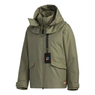ADIDAS ORIGINALS adidas originals Detachable Multiple Pockets Sports Stay Warm Down Jacket Green