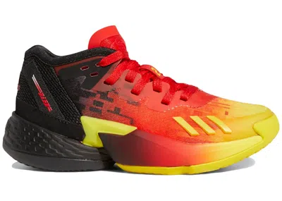 ADIDAS ORIGINALS D.O.N. ISSUE #4 DASH SNEAKERS IN RED/CORE BLACK