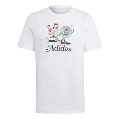 ADIDAS ORIGINALS adidas originals Enjoy Summer Graphic Tee 'White'