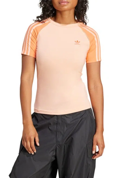 ADIDAS ORIGINALS ADIDAS ORIGINALS ESSENTIALS 3-STRIPES SLIM FIT COLORBLOCK T-SHIRT