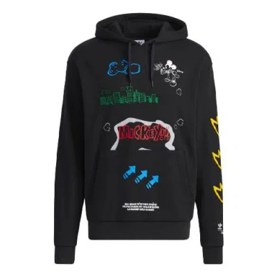 ADIDAS ORIGINALS adidas originals Fangtastic Series Disney Mickey Printing Sports Pullover Black