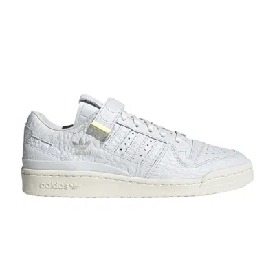 ADIDAS ORIGINALS FORUM 84 LOW 'CROC SKIN - WHITE'