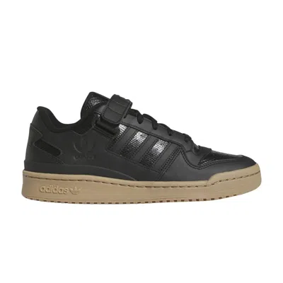 ADIDAS ORIGINALS FORUM LOW 'BLACK GUM SNAKESKIN'