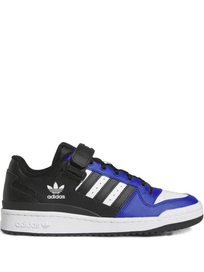 ADIDAS ORIGINALS FORUM LOW "WHITE/PULSE BLUE/BLACK" SNEAKERS