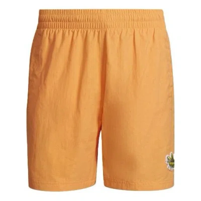 ADIDAS ORIGINALS adidas originals Fruit Shorts Logo Pattern Casual Sports Orange Yellow