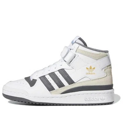 ADIDAS ORIGINALS (GS) adidas originals Forum Mid Shoes 'White Grey'