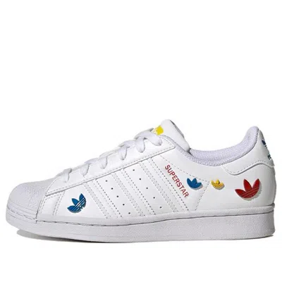 ADIDAS ORIGINALS (GS) adidas Superstar 'White Yellow Blue'