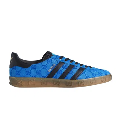 ADIDAS ORIGINALS GUCCI X GAZELLE 'BLUE GG MONOGRAM'