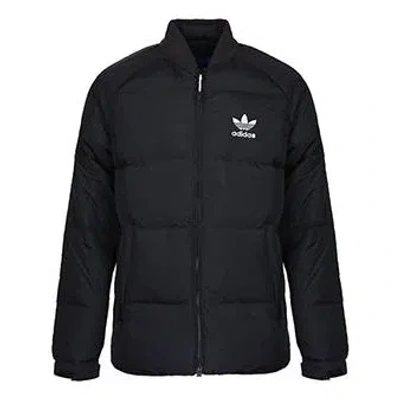 ADIDAS ORIGINALS adidas originals Heavy Down Jacket Stay Warm Solid Color Black