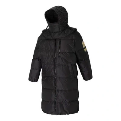 ADIDAS ORIGINALS adidas originals Hvy Fil Dwn Jkt Long Stay Warm Detachable hooded down Jacket Black