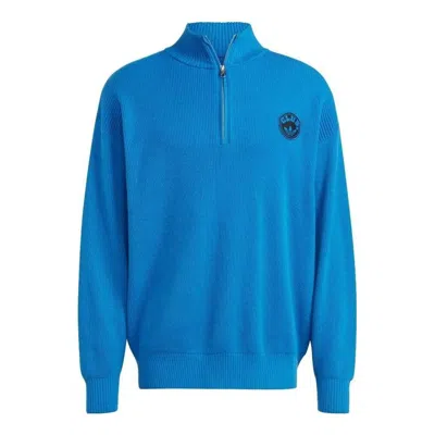 ADIDAS ORIGINALS adidas Originals Logo Patch Sweater 'Blue'