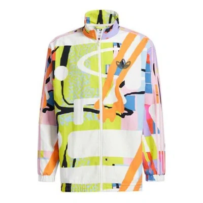 ADIDAS ORIGINALS adidas originals Love Unites Wb Graffiti Sports Jacket Couple Style