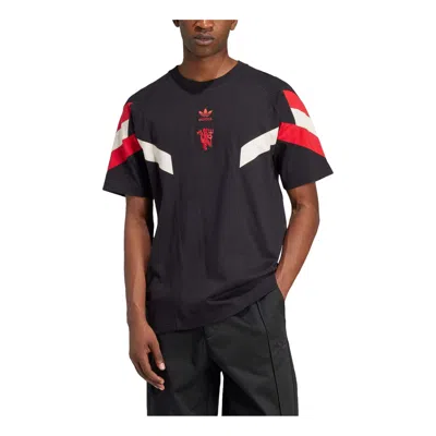 ADIDAS ORIGINALS adidas Originals Manchester United FC Originals T-Shirt 'Black Red'