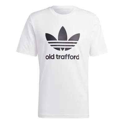 ADIDAS ORIGINALS adidas originals Manchester United OG Trefoil T-Shirt 'White'