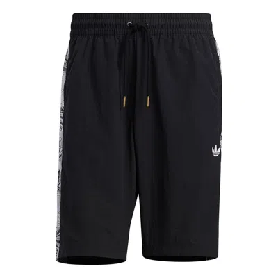 ADIDAS ORIGINALS adidas originals Manga Short 1 Character Printing Sports Shorts Black