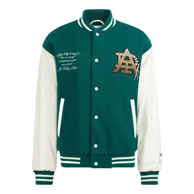 ADIDAS ORIGINALS adidas Originals Mc Varsity Jackets 'Green White'