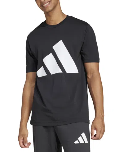 ADIDAS ORIGINALS MEN'S 3 BAR LOGO GRAPHIC COTTON T-SHIRT