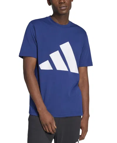 ADIDAS ORIGINALS MEN'S 3 BAR LOGO GRAPHIC COTTON T-SHIRT