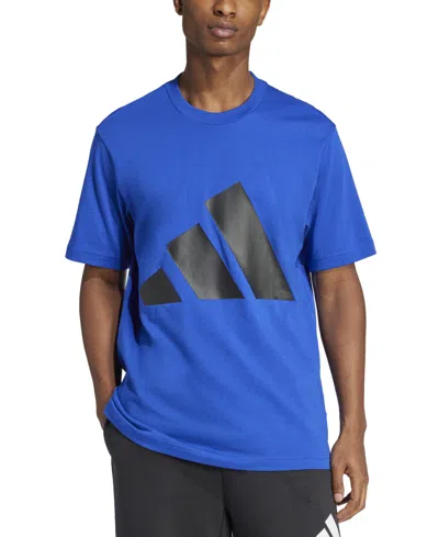 ADIDAS ORIGINALS MEN'S 3 BAR LOGO GRAPHIC COTTON T-SHIRT