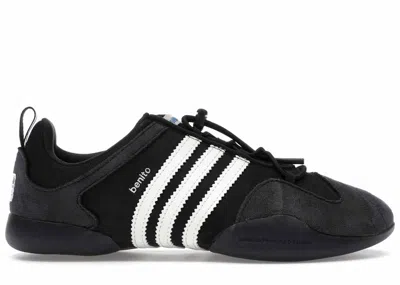 ADIDAS ORIGINALS MEN'S ADIDAS BALLERINA BAD BUNNY BLACK CHALK SNEAKERS IN CORE BLACK/CHALK WHITE/CARBON