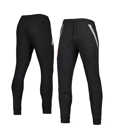 ADIDAS ORIGINALS MEN'S ADIDAS BLACK D.C. UNITED 2023 PLAYER CLUB TRAVEL PANTS