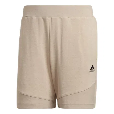 ADIDAS ORIGINALS Men's adidas BotanDyed Short Solid Color Straight Loose Shorts Light Khaki