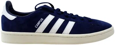 ADIDAS ORIGINALS MEN'S ADIDAS CAMPUS SNEAKERS IN CHALK IN DARK BLUE/WHITE/CHALK WHITE